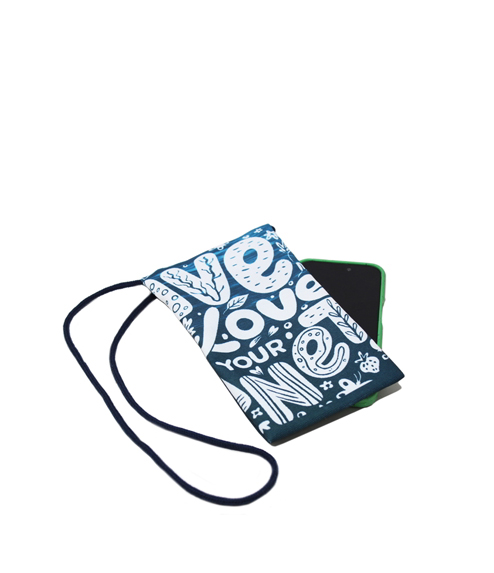 pouch with phone